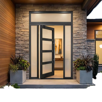 Puerta Corrediza de Aleación de Aluminio Personalizada por Lotes, Rendimiento Estable, Aislamiento Acústico para Grandes Proyectos de Ingeniería Hotelera