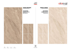 กระเบื้องพอร์ซเลนอีลิท ขนาด 600x1200 มม. ผิวเรียบ ดีไซน์แรงบันดาลใจจากควอตซ์ - Product Image 3