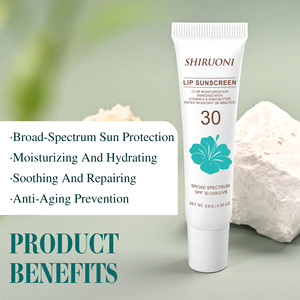 Custom all'ingrosso protezione solare impermeabile per la cura delle labbra Vegan vitamina E Shea burro <span class=keywords><strong>SPF</strong></span> <span class=keywords><strong>30</strong></span> labbra crema solare balsamo - Product Image 5