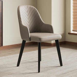 2025 Nouvelle Arrivée Table et Chaises de Salle à Manger en Cuir PU Design de Mode pour Hôtel Restaurant Utilisation - Product Image 1