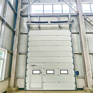 Nouvelle porte de levage industrielle électrique anti-vent coulissante anti-poussière pour usine/atelier en acier coloré - Product Image 2