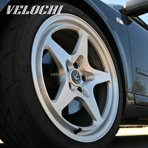 Cerchi Auto Forgiati Monoblocco VLC Argento Spazzolato 5x120 5x114.3 5x112 18 19 20 Pollici da Corsa per Honda Civic Type <span class=keywords><strong>R</strong></span> FL5 FK8 - Product Image 4