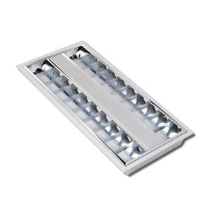 Modern 4X14W <strong>3X14W</strong> T5 T8 <strong>Led</strong> <strong>Grille</strong> Panel <strong>Light</strong> Aluminum Embedded 600X600 Cob Base for Office &amp; Hotel Mirror Reflector - Product Image 1