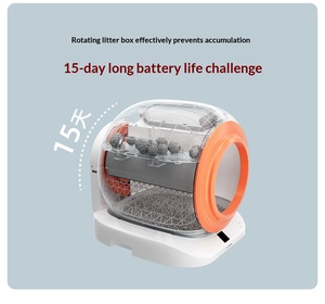 กระบะทรายแมวอัจฉริยะ Tonepie 65L ขนาดใหญ่ ทำ<span class=keywords><strong>ความ</strong></span><span class=keywords><strong>สะอาด</strong></span>ตัวเองได้ กำจัดกลิ่นอัตโนมัติ ควบคุมผ่าน<span class=keywords><strong>แอ</strong></span><span class=keywords><strong>พ</strong></span><span class=keywords><strong>พ</strong></span>ลิเคชั่น ห้องน้ำแมวอัตโนมัติ - Product Image 3