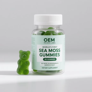 מוצרי oem לבריאות משותפת וטיפול בעור, תמיכת בלוטת התריס, ירידה במשקל, דובי גומי, תוספי תזונה בטעם תפוחים - Product Image 1