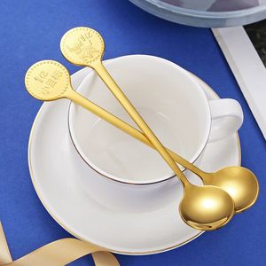 DFC0337 Good Luck Home Shop - Juego de Cubiertos Creativos para Regalo de Navidad, Cubertería de Acero Inoxidable 304, Cuchara para Café - Product Image 3