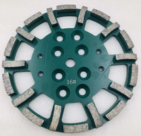 Disque de meulage diamanté pour sols en béton de 250 mm (10 po) à 20 segments pour la préparation des sols et l'élimination des revêtements