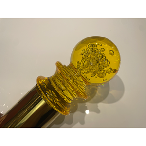 Su misura di lusso oro decorativo acrilico scala in plastica trasparente acrilico corrimano balaustre per Villa moderna personalizzata - Product Image 2