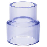 Raccord en T égal en PVC/UPVC transparent |   Raccord de tuyauterie haute pression standard national, 1 pièce, pour systèmes d'alimentation en eau