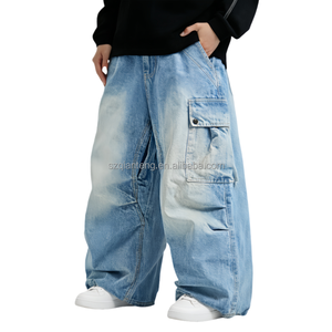 AQTQ Pantalones de Nieve Vaqueros Vintage al por Mayor, Fabricante de Pantalones Anchos Holgados de Mezclilla para <span class=keywords><strong>Hombre</strong></span>, Estilo Cargo, para Esquí y Snowboard - Product Image 5