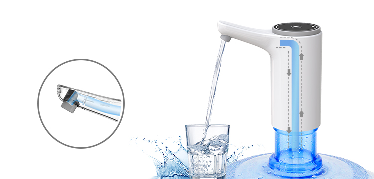 Mini Automatic Electric Water Jug Pump , Portable Rechargeable Water Dispenser