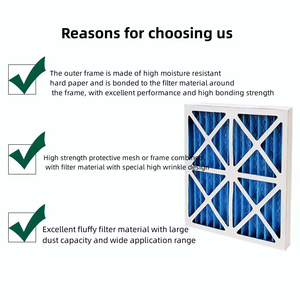 Hot Selling Household Ventilation <strong>Air</strong> <strong>Filter</strong> Replacement Paper Frame HVAC Merv 14 <strong>Air</strong> <strong>Filter</strong> - Product Image 4