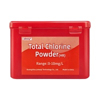 Kit de Prueba de Cloro Total de Alta Gama 0-10mg/L, Polvo DPD para Monitoreo de Piscinas y Aguas Residuales, Prueba Precisa de Calidad del Agua