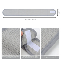Bandeau de luxe en coton blanc gaufré pour spa, maquillage et soins du visage
