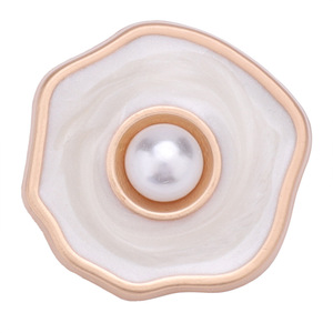 Nút áo khoác kim loại cao cấp kiểu mới 2025 hình vuông/kim cương không đều, trang trí, không chứa niken, may bằng chỉ - Product Image 1