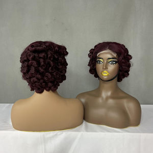 Easy Care SDD 4 by 4 Spring Curl <b>Wigs</b> Human Hair for Invisible Hairline Soft Texture for Natural Feel - Product Image 3