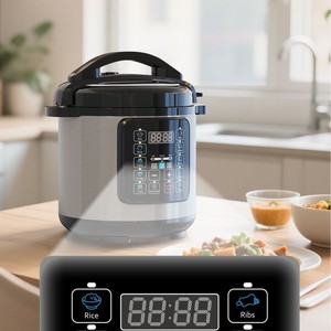 Cuisinière électrique à pression 4L en acier inoxydable, fonctionnement à une touche, pot de cuisson multifonction - Product Image 4