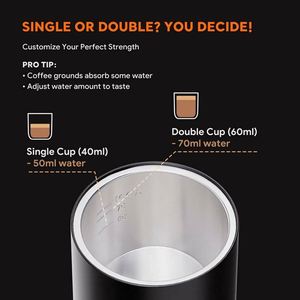 3 in 1 Self-Heating <b>Portable</b> Espresso Machine19 Bar, 7800mAh <b>Portable</b> <b>Coffee</b> <b>Maker</b> with NS Capsules & Grounds, for CampingTravel - Product Image 6