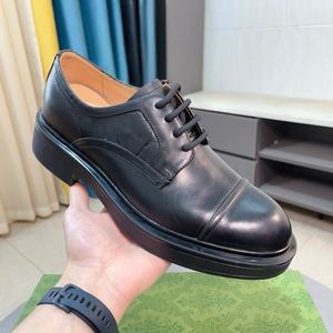 Zapatos Oxford Retro Casuales de Negocios con Cordones y Parte Superior de Malla Flexible Antideslizante - Product Image 3