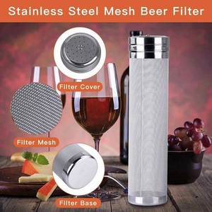 Filtro de Malla de Acero Inoxidable de 300 Micras para Cerveza Artesanal, Filtro de <span class=keywords><strong>Lúpulo</strong></span> Seco Akamino con Cerdas de Nailon para Elaboración Casera de Cerveza - Product Image 6