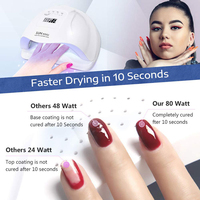 Lampe à ongles automatique SUN X5 Plus, quatre réglages de minuterie, 120W, 36 LED UV, séchage rapide du gel à ongles, lampe professionnelle pour manucure NAL002
