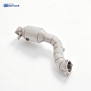 Kit de collecteur d'échappement Flow Tech en acier inoxydable 304 pour Mercedes C200 W204 M271 1.8T, haute performance, Euro 5, 200 cellules, 1,5 mm - Product Image 5