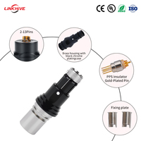 Connecteur Push-Pull en Aluminium Ultra Léger Haute Densité TUA Étanche IP68 Compatible Série Fischer U UP01 (Vente en Gros)