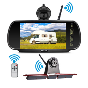 Kỹ thuật số không dây 7 inch Car Rear View gương <span class=keywords><strong>Monitor</strong></span> DVR Vòng ghi âm đảo chiều máy ảnh cho Mercedes Benz Sprinter & VW Crafter - Product Image 1