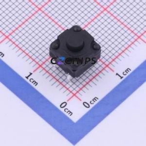 YTS1K0042GBT00 Tactile Switch Through hole Component (THT) Switch 2.5N 8mm 8mm 7mm - Product Image 1