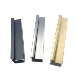 Fábrica personalizada todo tipo de perfiles de extrusión de aluminio precio de fábrica 6061 perfil de aluminio de extrusión de aluminio