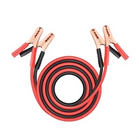 Câbles de démarrage en cuivre nu robustes en PVC pour batterie de voiture |   Câbles de démarrage pour véhicules, pour batteries mortes/faiblesses (2,5 m)