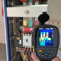 Cámara Termográfica Hti 18+ con Resolución IR de 256*192, Cámara Térmica con Luz Visible de 25hz