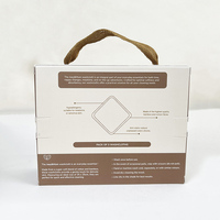 Boîte de présentation en carton personnalisée écologique avec fenêtre transparente en PVC et sangle de suspension pour chaussettes et fourrures – Vente en gros