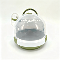 Cage de transport portable en plastique pour hamster, petit lit pour animaux de compagnie pour Golden Bear 17x16x17cm, vente en gros