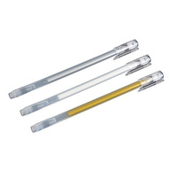 Ensemble de 3 stylos à peinture métallique pour étudiants, dessin, graffiti et bricolage - Or, argent, blanc, marqueur à base d'eau pour retouches