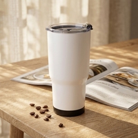 Gobelet isolé de 20 oz, tasse à café par sublimation sous vide, thermos écologique à double paroi en acier inoxydable, tasse à bière