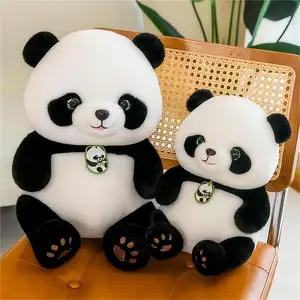 Wholesale Cute Giant Panda Long Plush Animal Doll Girls Gifts Xmas Birthday Panda Plush Pillow Doll