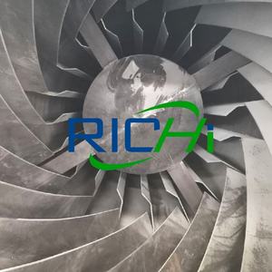 مجفف حبيبات الخشب RICHI عالي السعة 1 طن/ساعة، مجفف نشارة الخشب والكتلة الحيوية والحبوب - Product Image 4