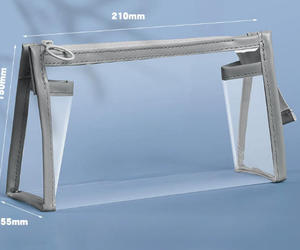 <span class=keywords><strong>Astuccio</strong></span> Trasparente in PVC Personalizzato per Esami, Grande Capacità, Semplice ed Elegante, Impermeabile - Product Image 6