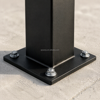 Panneau de clôture de sécurité 100-150 mm à espacement clair, en acier galvanisé thermolaqué, anti-escalade, hauteur personnalisée, OEM ODM, clôture de garnison d'usine