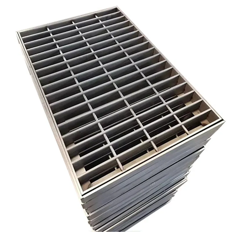 Custom Sidewalk drainage checker plate galvanize composite stainless steel floor trap grating