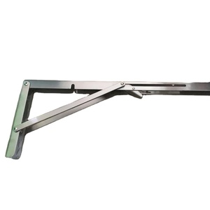 Supporto Pieghevole in Acciaio Inossidabile Resistente, Mensola Triangolare a Parete - Product Image 3