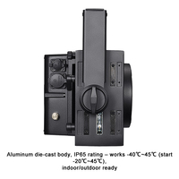 Igracelite CRI 95 2x300W RGBAWW Proyector Cegador LED IP65 Impermeable DMX512/RDM para Iluminación de Escenario en Conciertos y Eventos