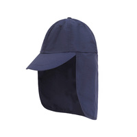 Dairui Casquette de soleil en nylon à séchage rapide avec logo personnalisé Casquette de baseball imperméable à l'eau Protection UV pour la pêche, la randonnée et le camping