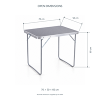 Table pliante légère en aluminium pour la vente en gros, portable, pour camping, plage, pique-nique, repas en extérieur, voyage, OEM ODM