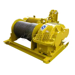 Popular 15000Lbs Hydraulic Cable Pulling Winch 10Ton Crane Lifting Equipment Winch Block Electric Chain Hoist