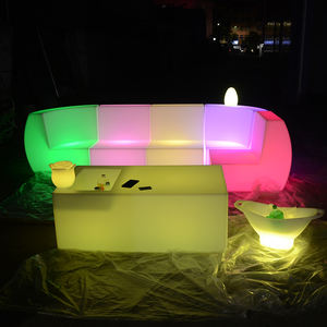 الترفيه مجموعة أريكة الأثاث توهج طاولة بار نادي الشاطئ في الهواء الطلق أثاث للديكور المنزل بالجملة أدى أثاث نادي ليلي - Product Image 3