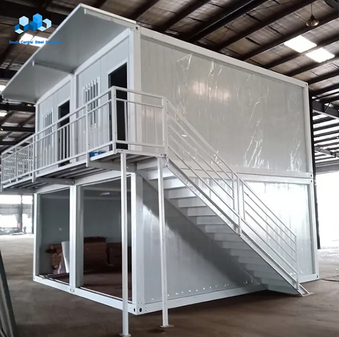Luxus vorgefertigten Wohn container nach Hause billig tragbare Fertighaus Flat Pack Haus 20 40 ft für vorübergehend