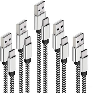 Type C Nylon Braided Charging <b>Cable</b> 1M 2M 3M Universal For Mobile Phone - Product Image 5