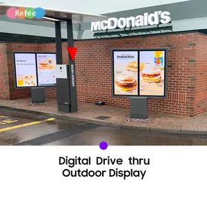 32 55 65inch Outdoor Ip65 67 Waterproof Kiosk Totem Advertising Floor Standing Digital Signage Lcd Displays Screen